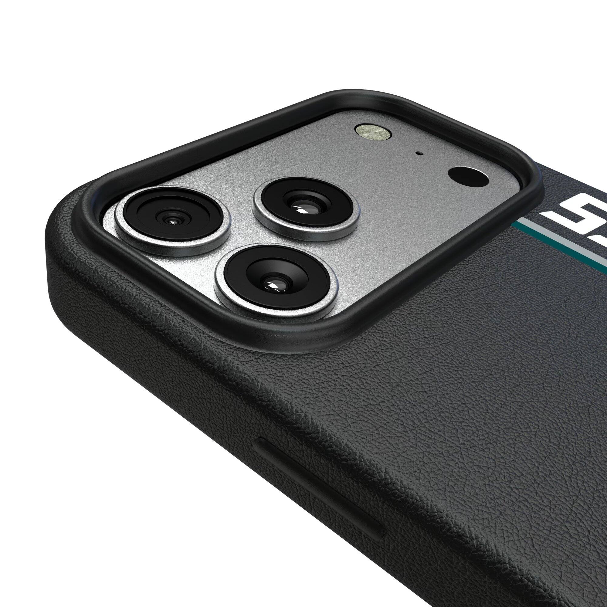 Alt View 2. Keyscaper - Philadelphia Eagles iPhone Magnetic Bump Case - 17 - Black.