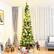 Alt View 12. Costway - 9Ft PVC Artificial Pencil Christmas Tree Slim Stand - Green.