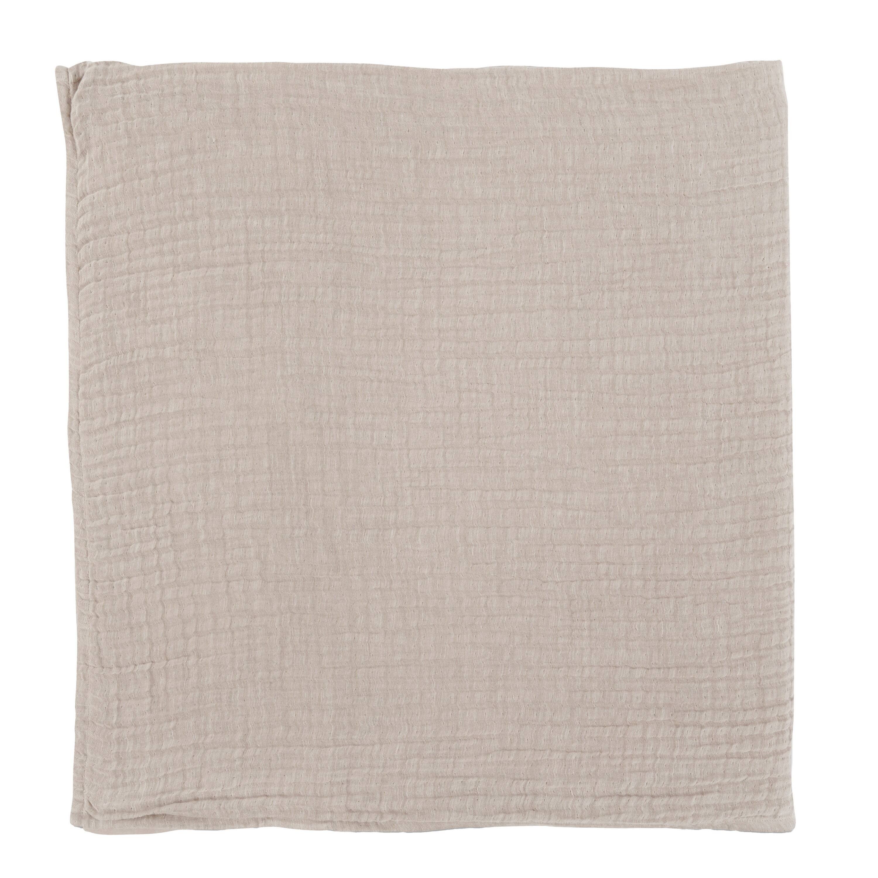 Back. Manhattan Lane - Irma King Size Duvet Cover, Pre Shrunk, Cotton and Premium Linen - Brown.