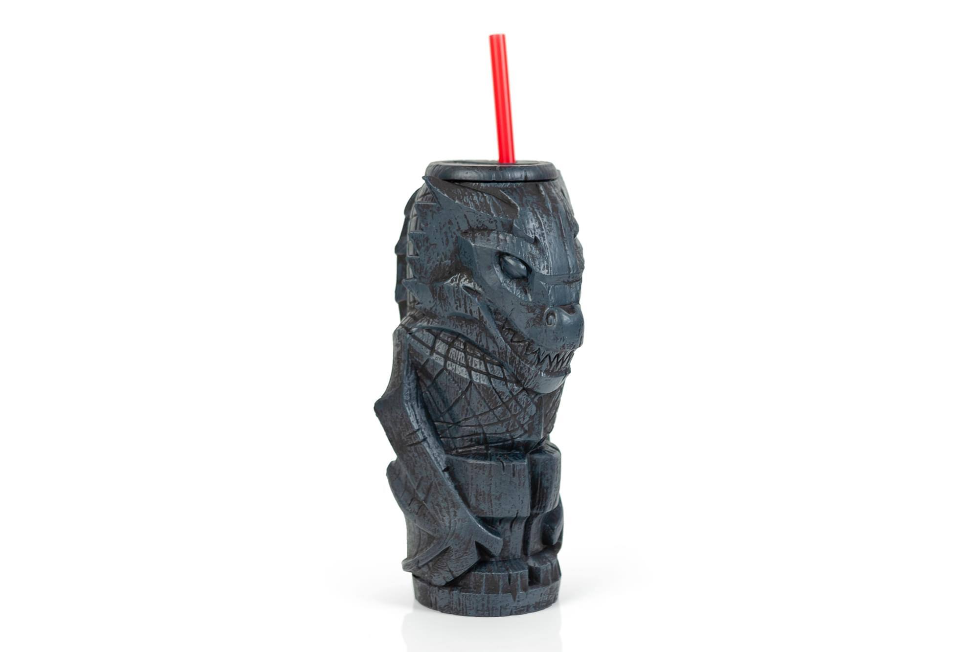 Alt View 1. Game of Thrones - Geeki Tikis Game of Thrones Drogon Plastic Tumbler | Holds 23 Ounces - Black.