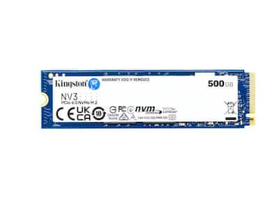 Kingston NV3 M.2 2280 500GB PCIe 4.0 x4 NVMe Internal Solid State Kingston NV3 M.2 2280 500GB PCIe 4.0 x4 NVMe Internal Solid State