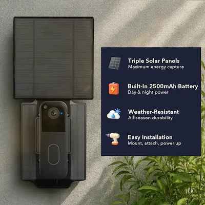 Wasserstein Solar Charger for Blink Video Doorbell (2nd Gen Wasserstein Solar Charger for Blink Video Doorbell (2nd Gen