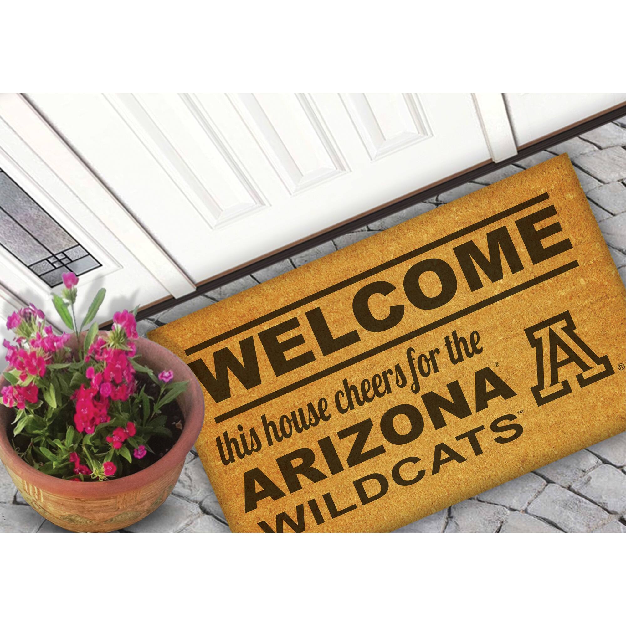 WELCOME  
this house cheers for the  
ARIZONA WILDCATS