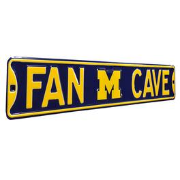 Authentic Street Signs - Michigan Wolverines 6'' x 36'' Steel Street Sign - Multicolor
