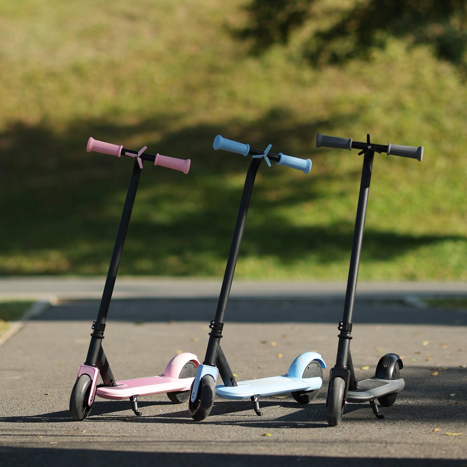 Alt View 24. HiBoy - Hiboy KS1 Electric Scooter for Kids, LED Light-Up Wheels & Side Lights, 5 Mph Safe Speed, 6 Miles Range, Easy Kick-Start - Blue.