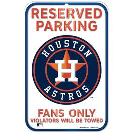 WinCraft - Houston Astros 11" x 17" Plastic Sign - Multicolor