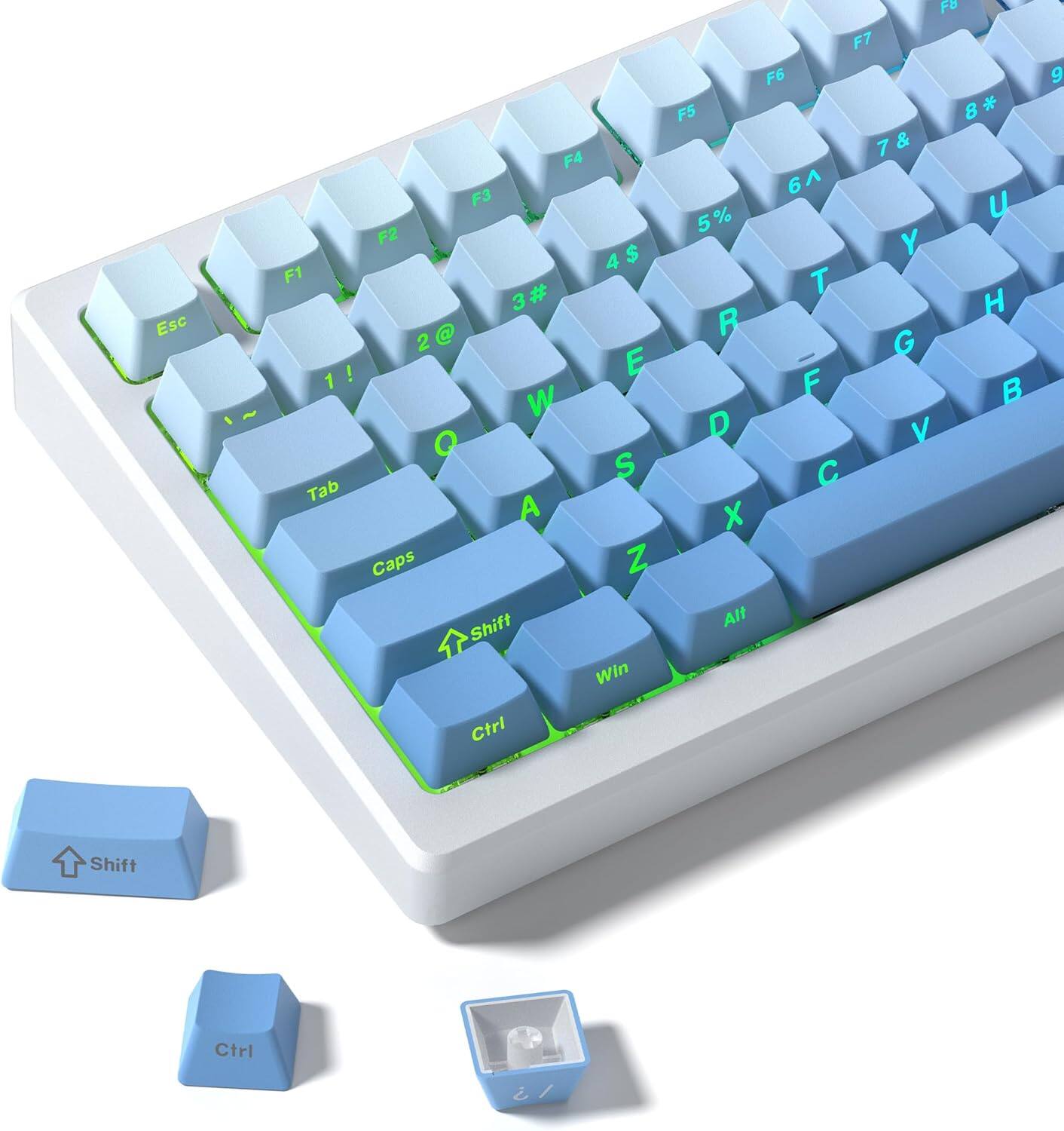 Esc F4 F3 F2 4$ F1 3# 2@ ! 1! 1 W Q S Tab A Caps Z Shift Win Ctrl F8 F7 F6 F5 8* 8 7& 7 6^ 5% U Y T H R G F D V x Alt 9 Shift Ctrl /