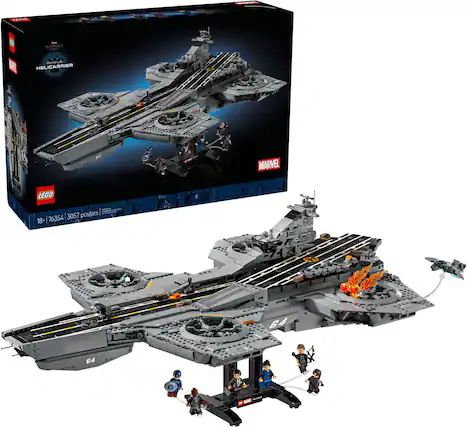 INFINITY KABE SUIELA DE HELICARRIER MARVEL LEGO L 76354 3057 pcs/pzs 18+