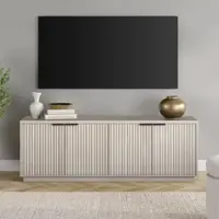 Camden&Wells - Nicklas TV Stand for Most TVs up to 78" - White Wash - Front_Zoom