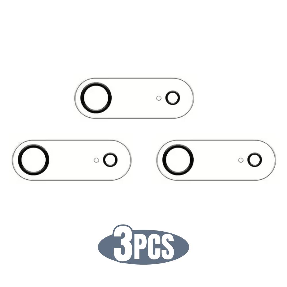 Alt View 1. Qixxronics - 3x Qixxronics Camera Lens Protector for iPhone Air Clear Tempered Glass Lens Cover Film - Clear.