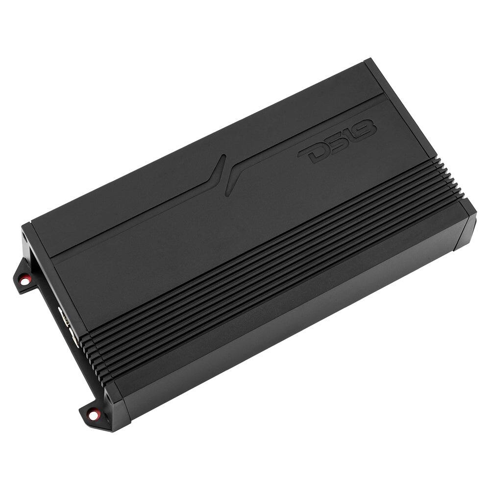 Alt View 1. DS18 Audio - GEN-X 4-Channel Class D Car Amplifier, 4 x 150W RMS at 4 Ohm - Black.