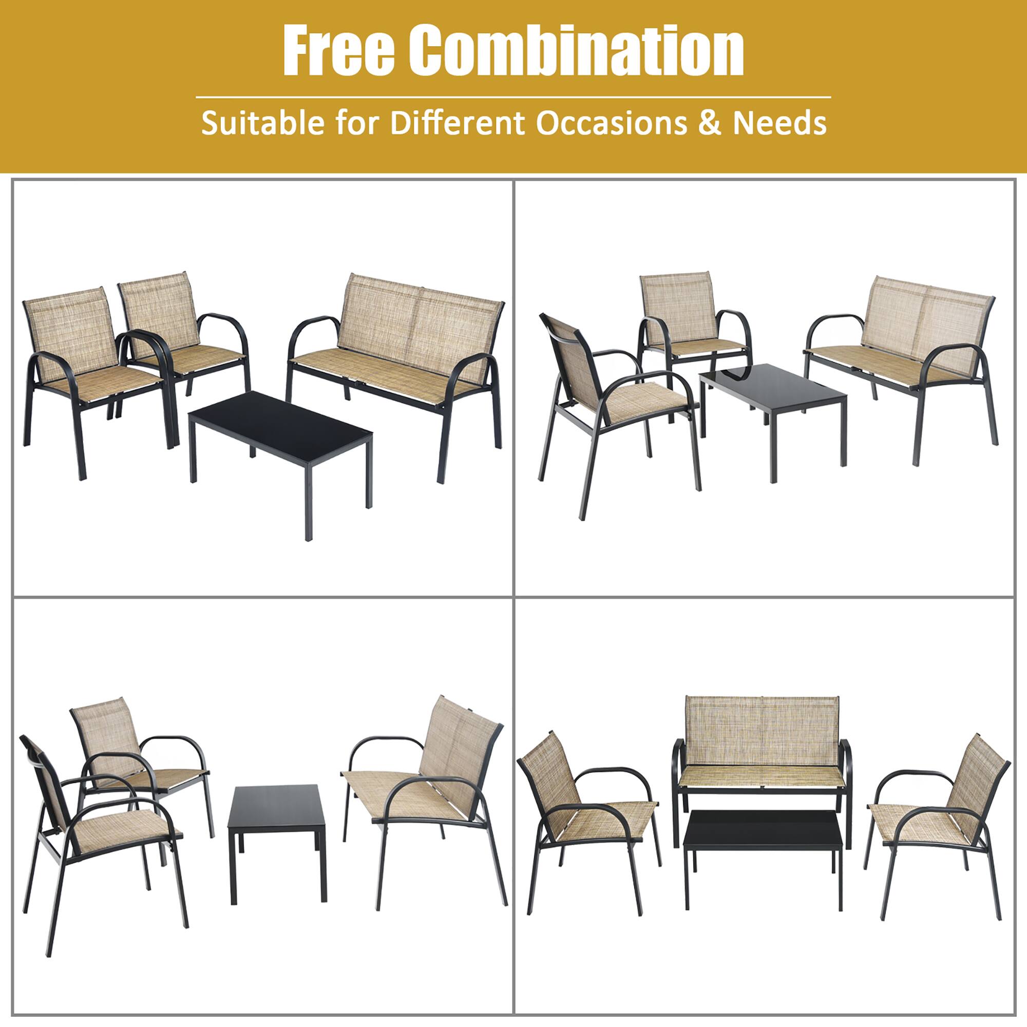 Free Combination  
Suitable for Different Occasions & Needs