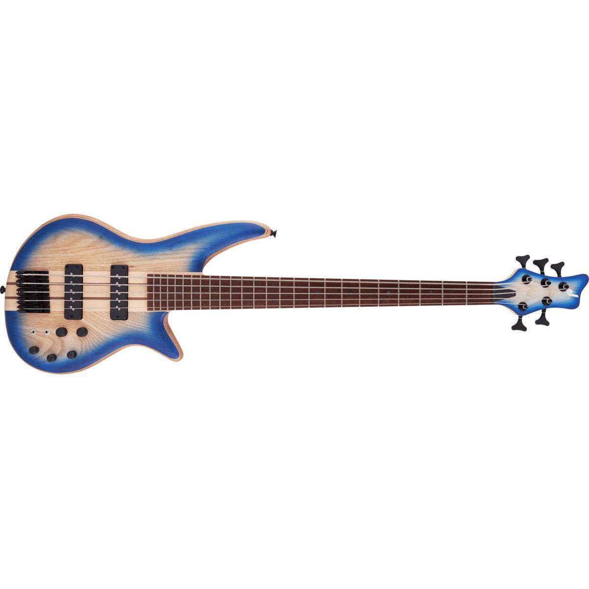 Alt View 1. Jackson - Jackson Pro Series Spectra Bass SBP V 5-String Electric Guitar, Blue Burst.