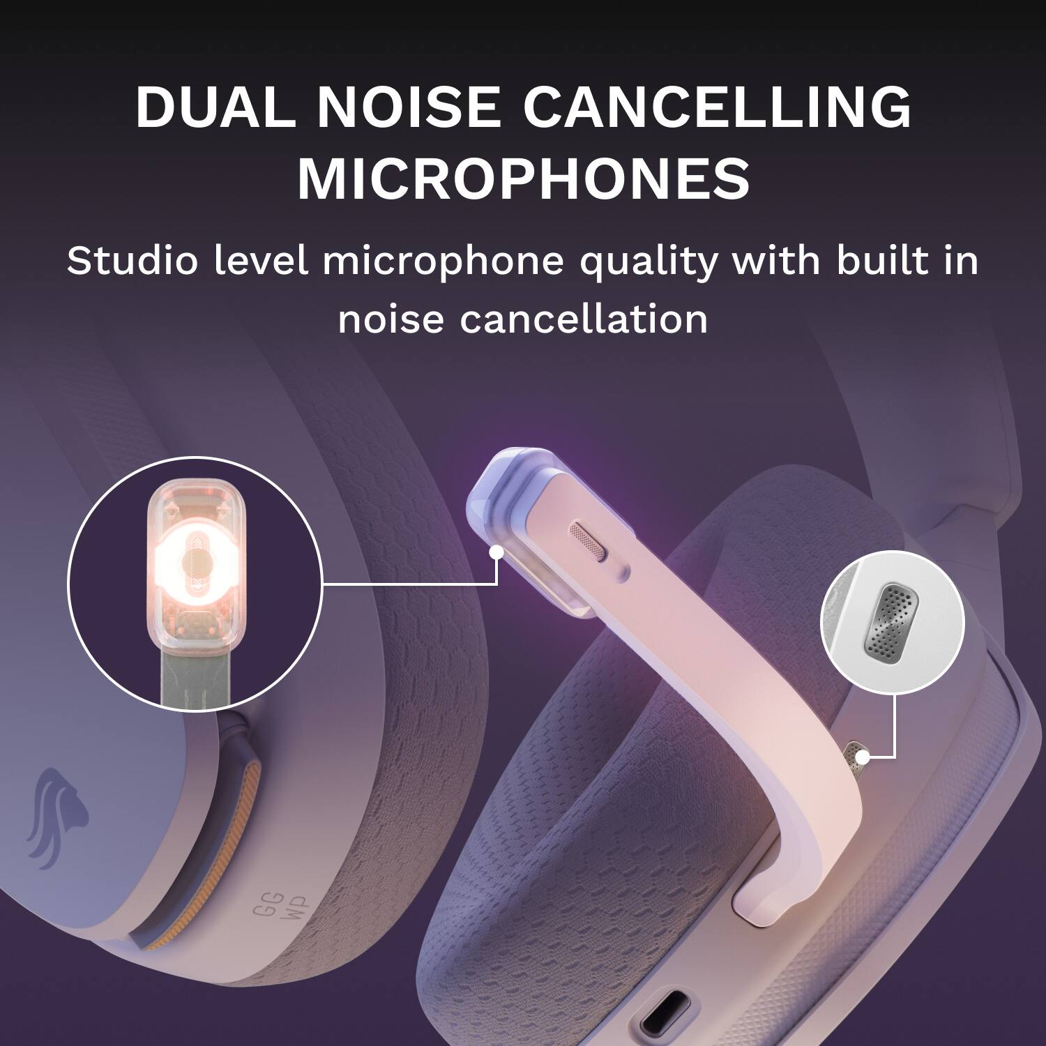 DUAL NOISE CANCELLING MICROPHONES

Studio level microphone quality with built in noise cancellation