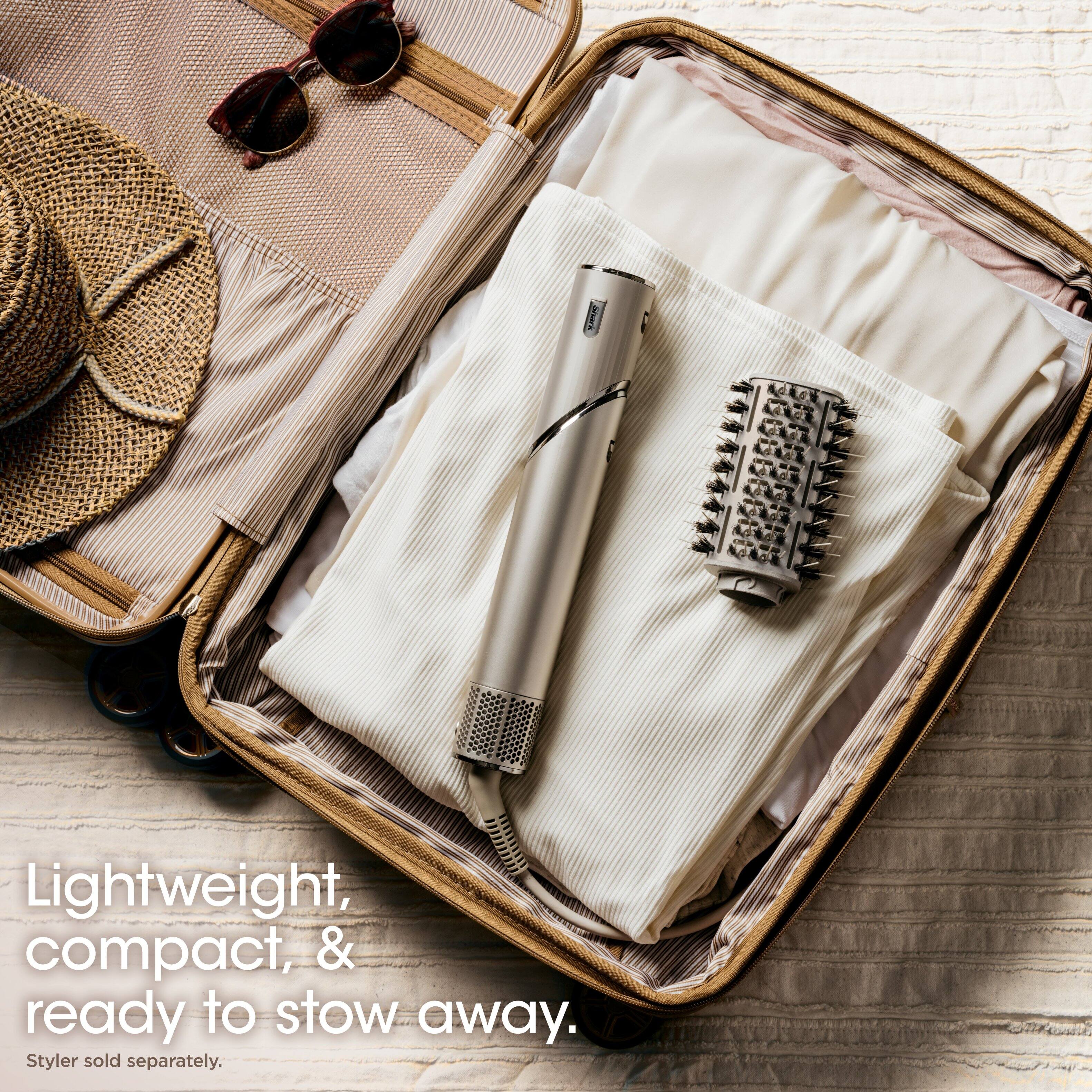 Lightweight, compact, & ready to stow away. Styler sold separately.