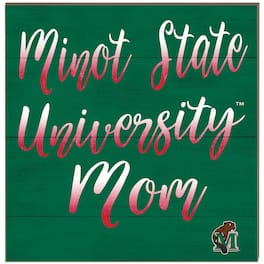 Jardine - Minot State Beavers 10'' x 10'' Team Mom Plaque - Green