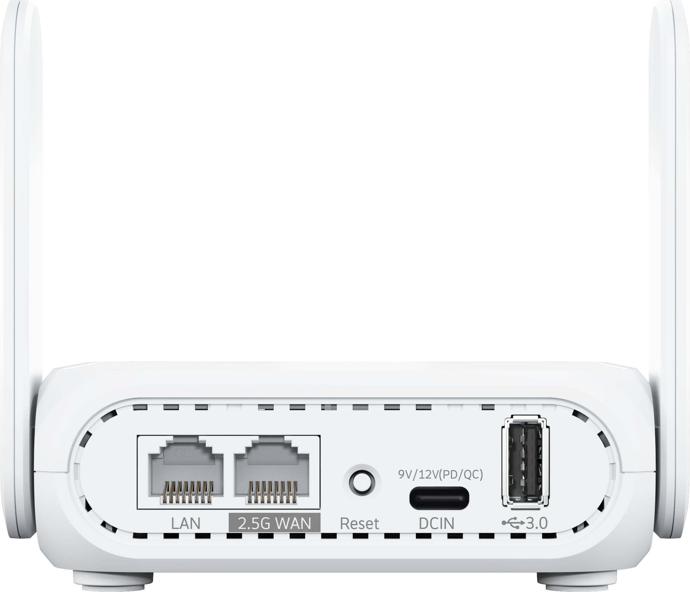 9V/12V (PD/QC)  
LAN  
2.5G WAN  
Reset  
DCIN  
USB 3.0