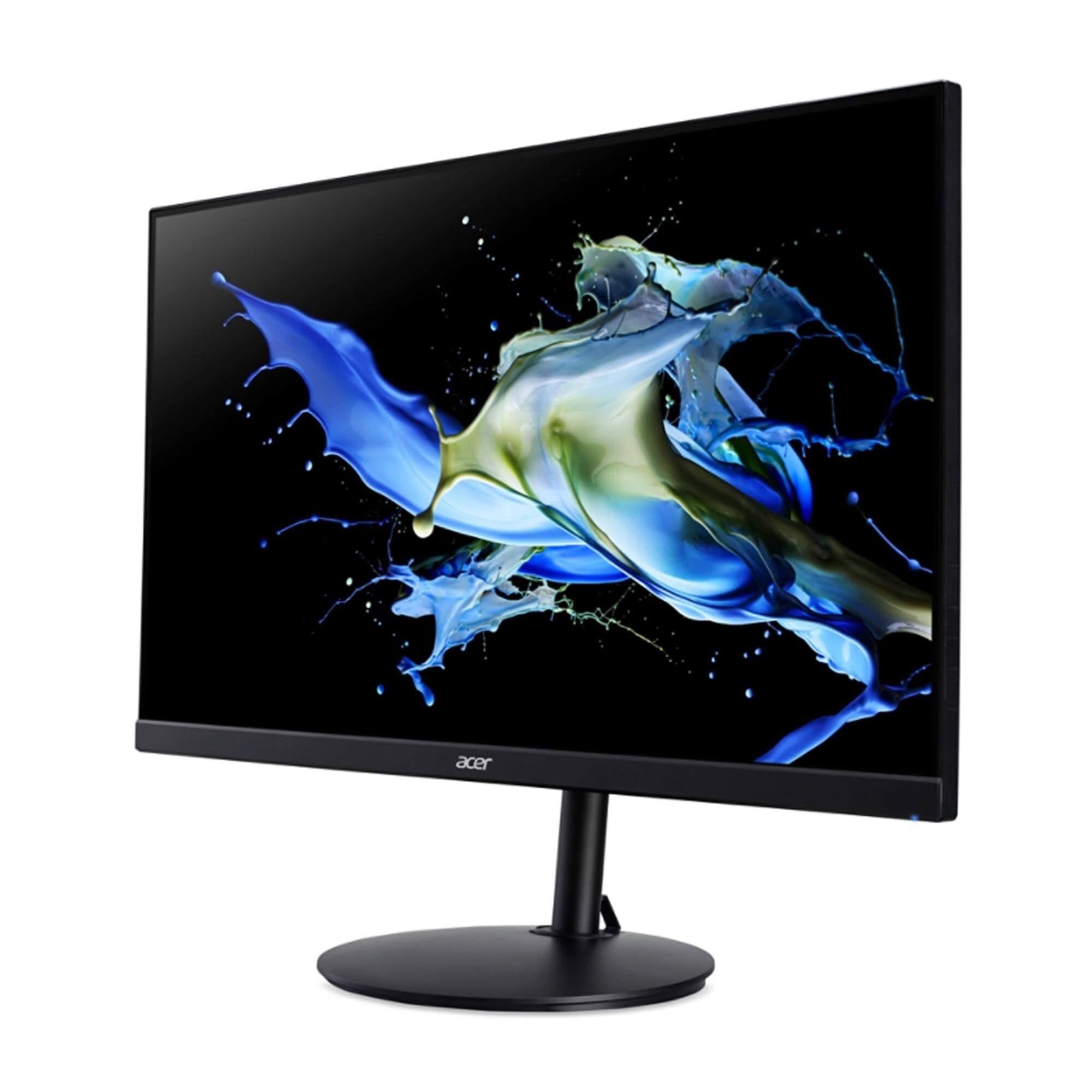 Left. Acer - CB272U 27" Widescreen Monitor IPS 2560x1440 100Hz 1ms 350nit HDMI DisplayPort - Black.