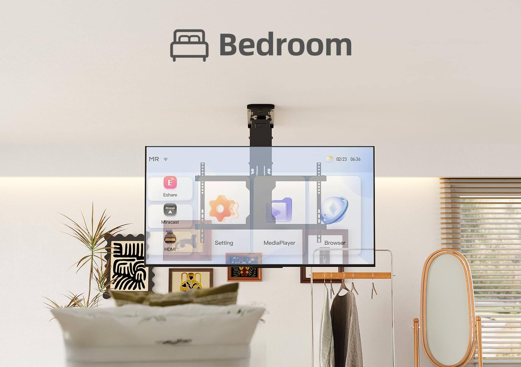 Bedroom

MR E Eshare

02/23 06:36

Minacast Miracast HDM Setting MediaPlayer Browser