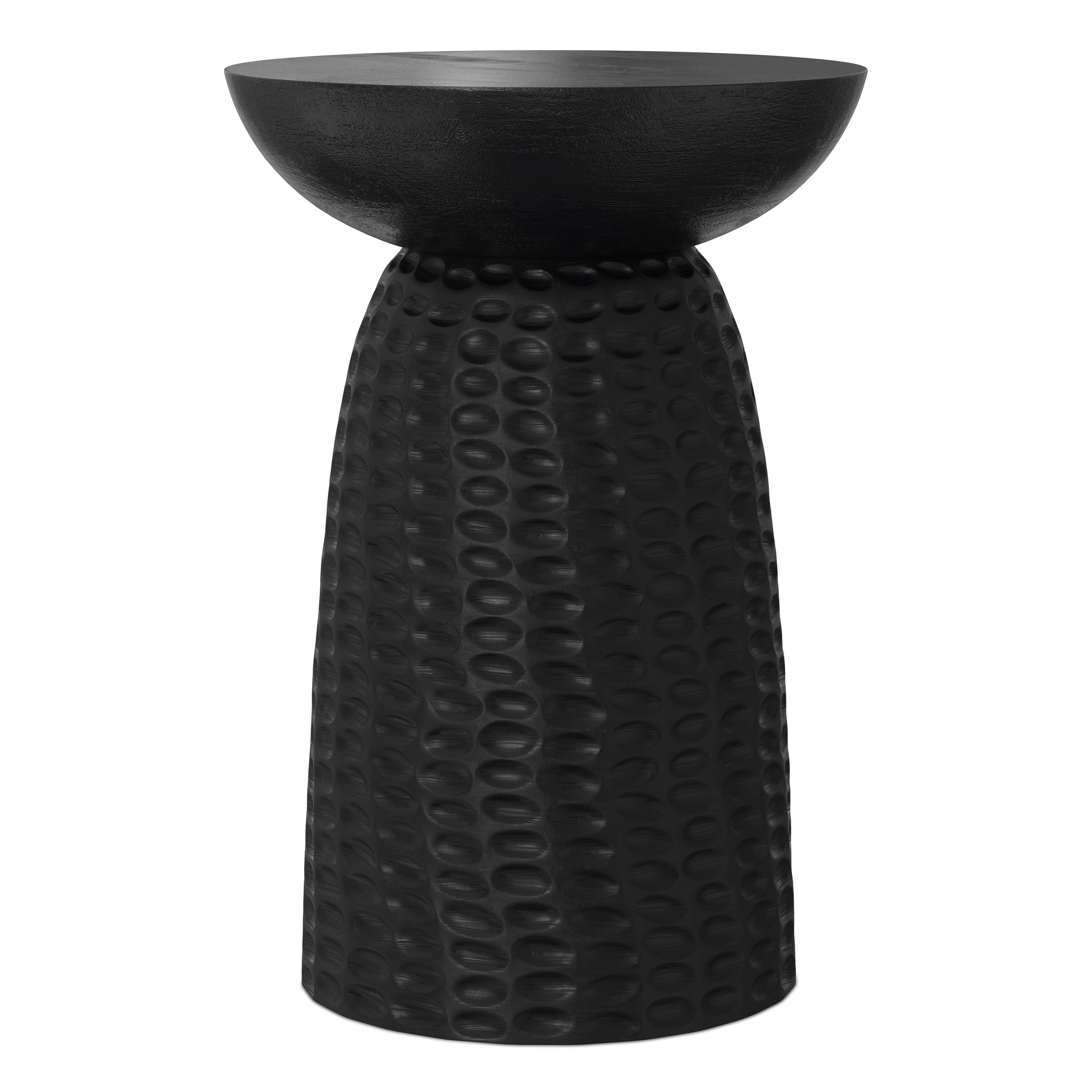 Alt View 5. Simpli Home - Boyd 16 inch Wide Solid Mango Contemporary Tall Accent Table in Black, Assembled - Black.