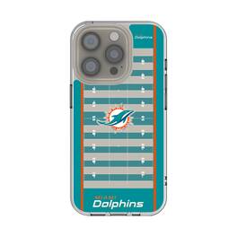 Keyscaper - NFL - Miami Dolphins iPhone Clear Field Design Case - 15 - Multicolor