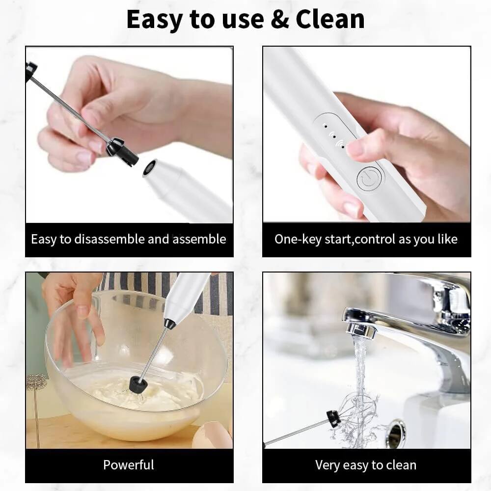 Easy to use & Clean

- Easy to disassemble and assemble
- One-key start, control as you like
- Powerful
- Very easy to clean