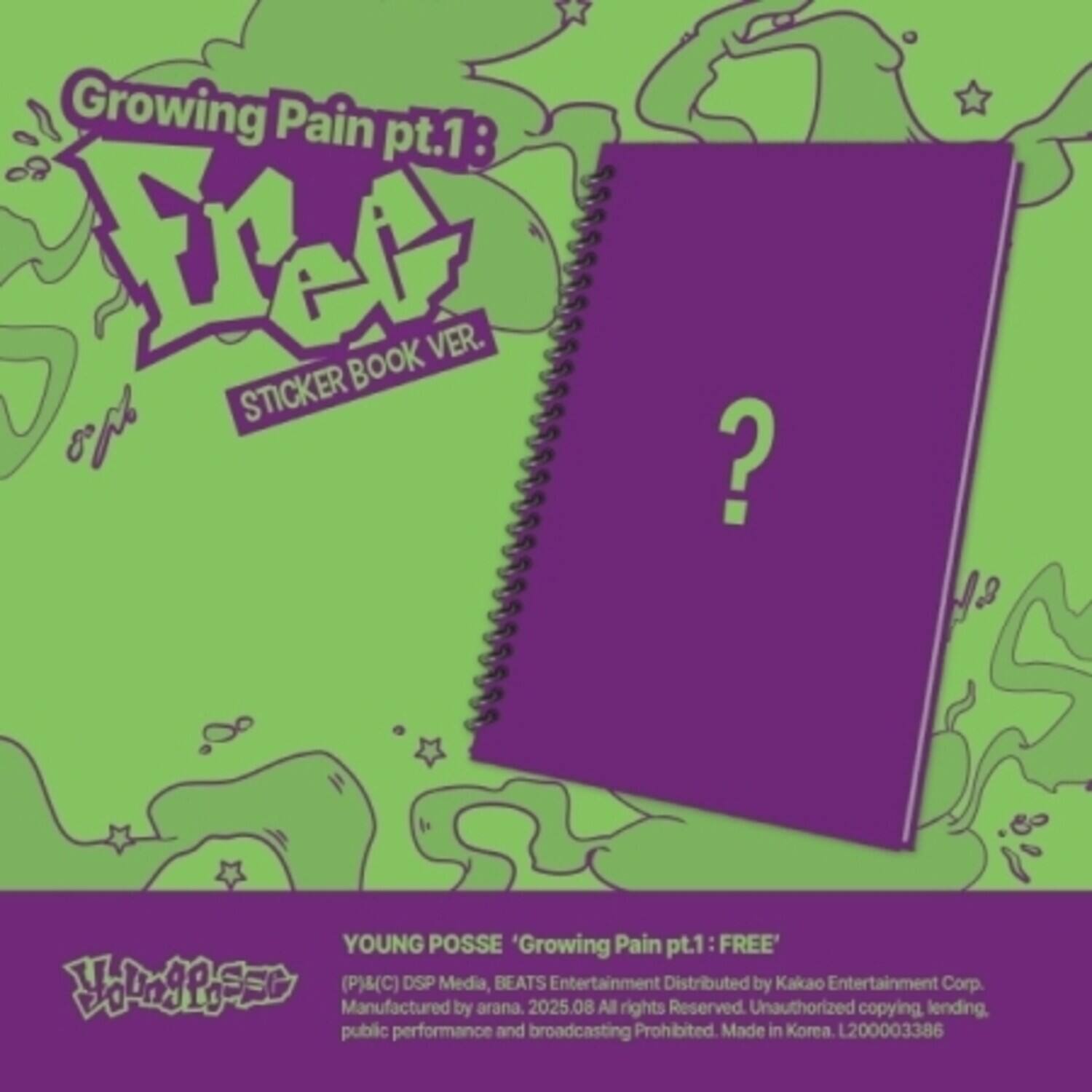 Young Posse Growing Pain Pt.1 : Free Sticker Book Version incl ...