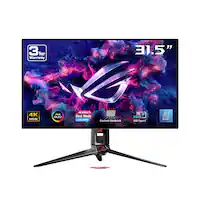 ASUS - ROG Swift 32" Dual Mode (4K 240Hz, FHD 480Hz) OLED 0.03ms Gaming Monitor with FreeSync and HDR (DisplayPort, HDMI) - Black - Front_Zoom