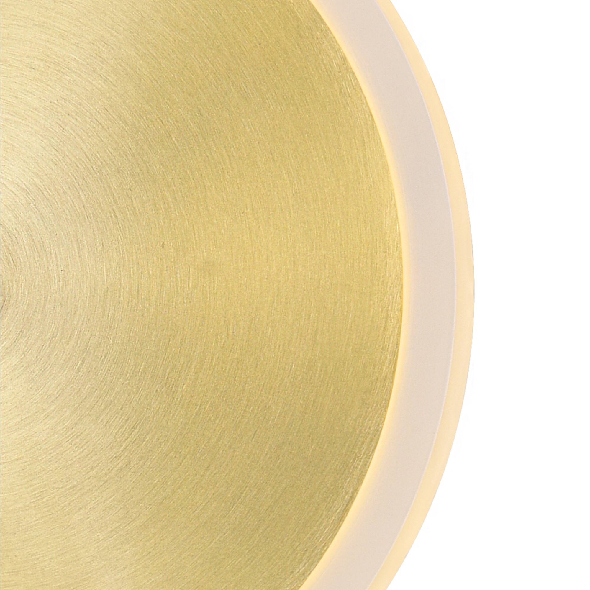 Back. CWI Lighting - Ovni LED Mini Pendant With Brass Finish - Brass.