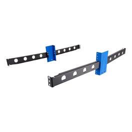 RackSolutions - 1U Conversion Bracket 4-Pack (3in Uprights) - Black
