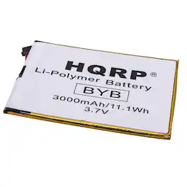 HQRP - 3000 mAh 3.7 V Li-Polymer Battery for Pandigital Novel 9 and Supernova DLX 8 EBook Reader