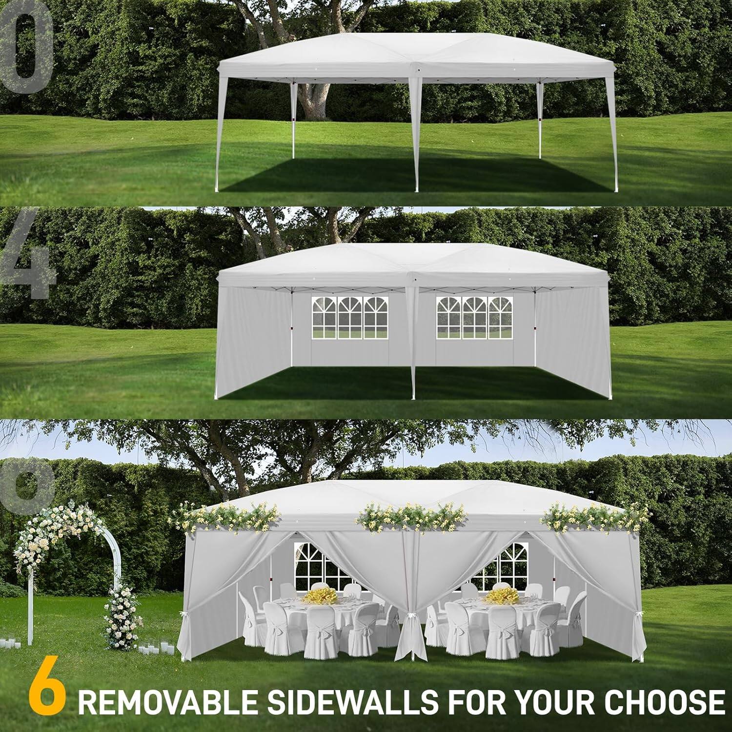 0 4 D 6 REMOVABLE SIDEWALLS FOR YOUR CHOOSE

6 REMOVABLE SIDEWALLS FOR YOUR CHOOSE