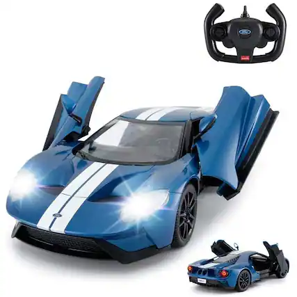 Front. JuzToys - Remote Control Car, 1:14 RC Car Porsche 918 Spyder (Black) 2.4 Ghz - Black.