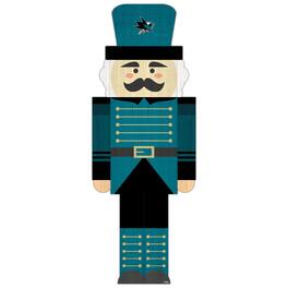 Fan Creations - San Jose Sharks 31'' Nutcracker Leaner - Multicolor