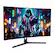 Angle. Z-Edge - 27 inch 1080P Full HD 1920 x 1080 300Hz 1ms Curved Gaming Monitor - Black - Black.