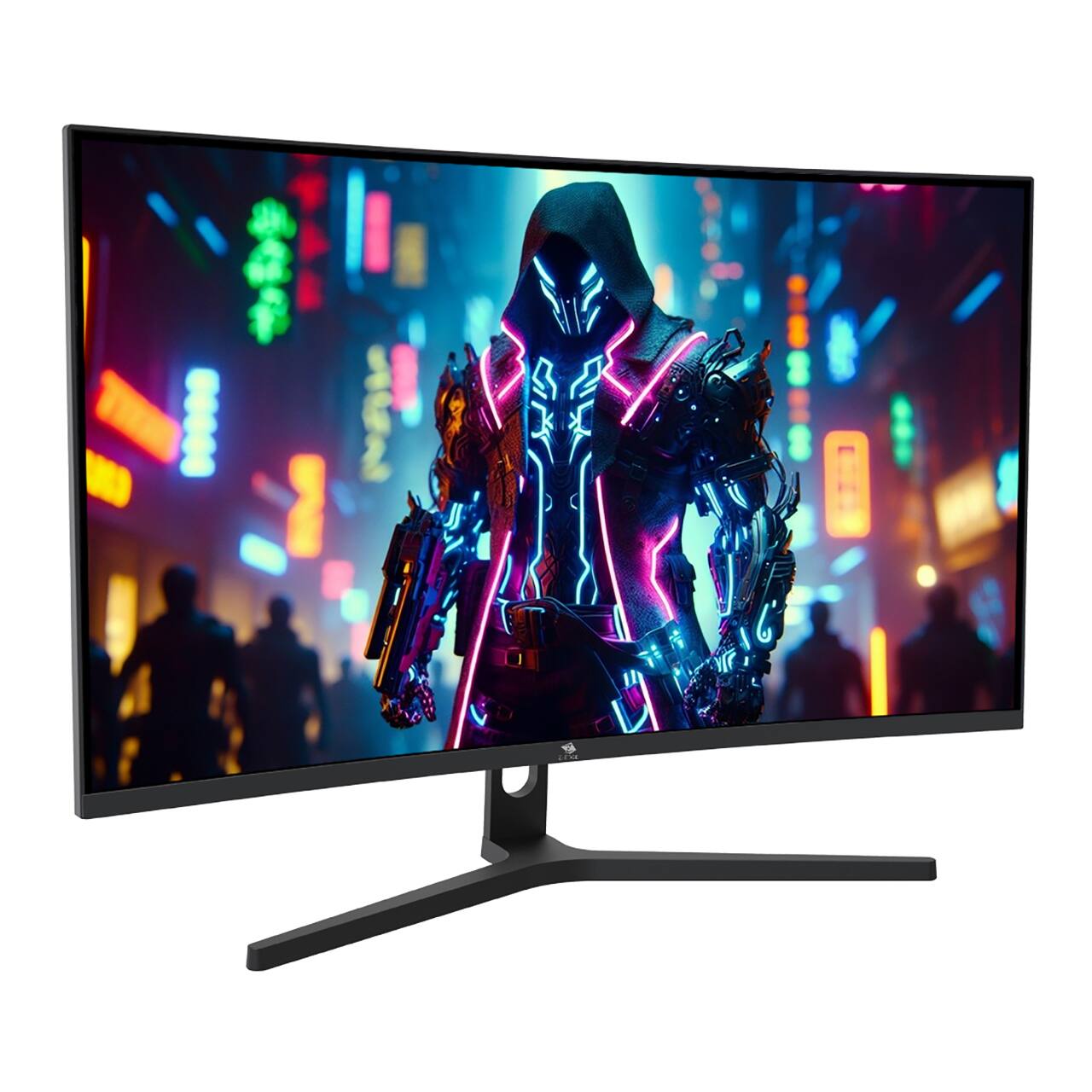 Angle. Z-Edge - 27 inch 1080P Full HD 1920 x 1080 300Hz 1ms Curved Gaming Monitor - Black - Black.