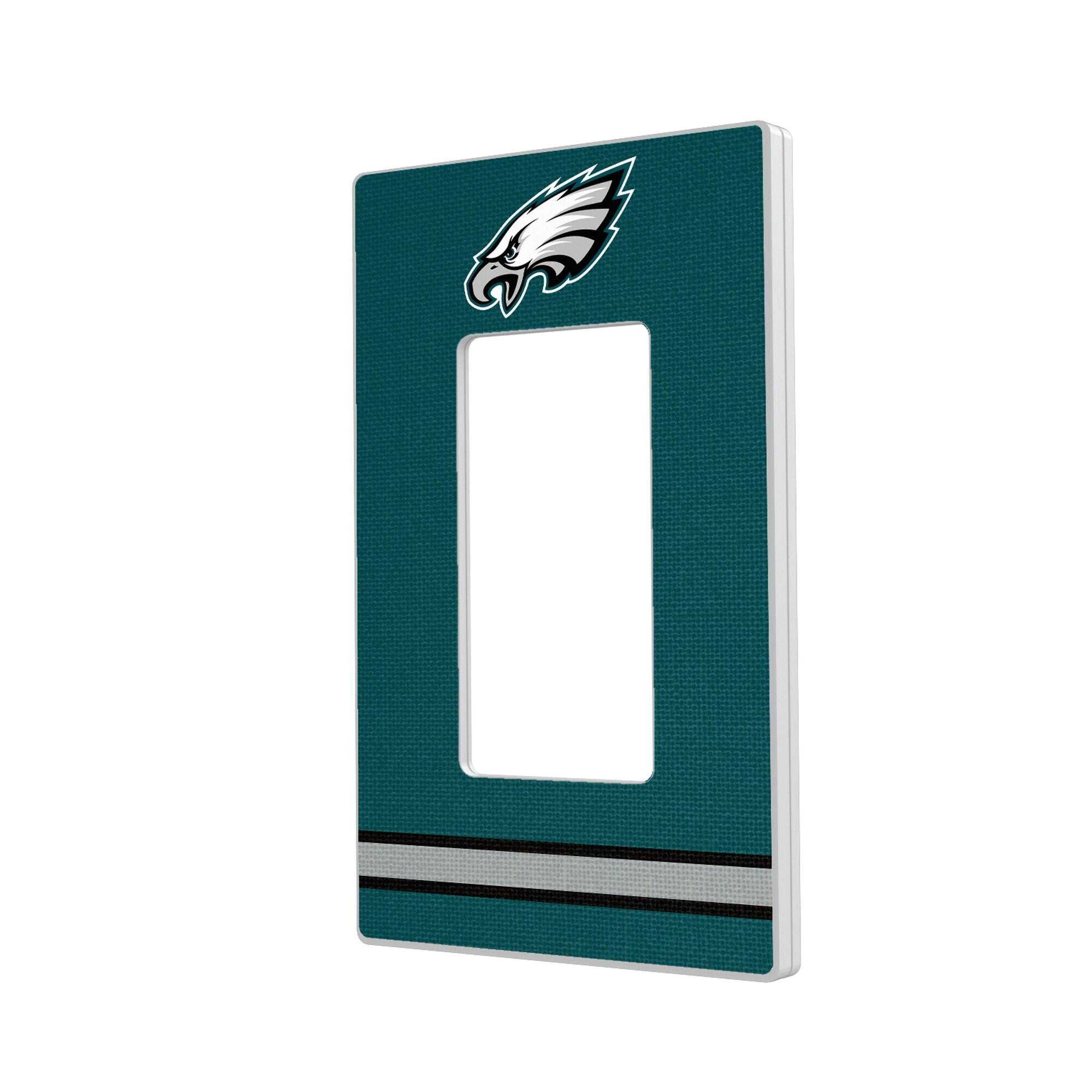 Keyscaper - Philadelphia Eagles Stripe Single Rocker Light Switch Plate - Multicolor price history on PriceWatchPro