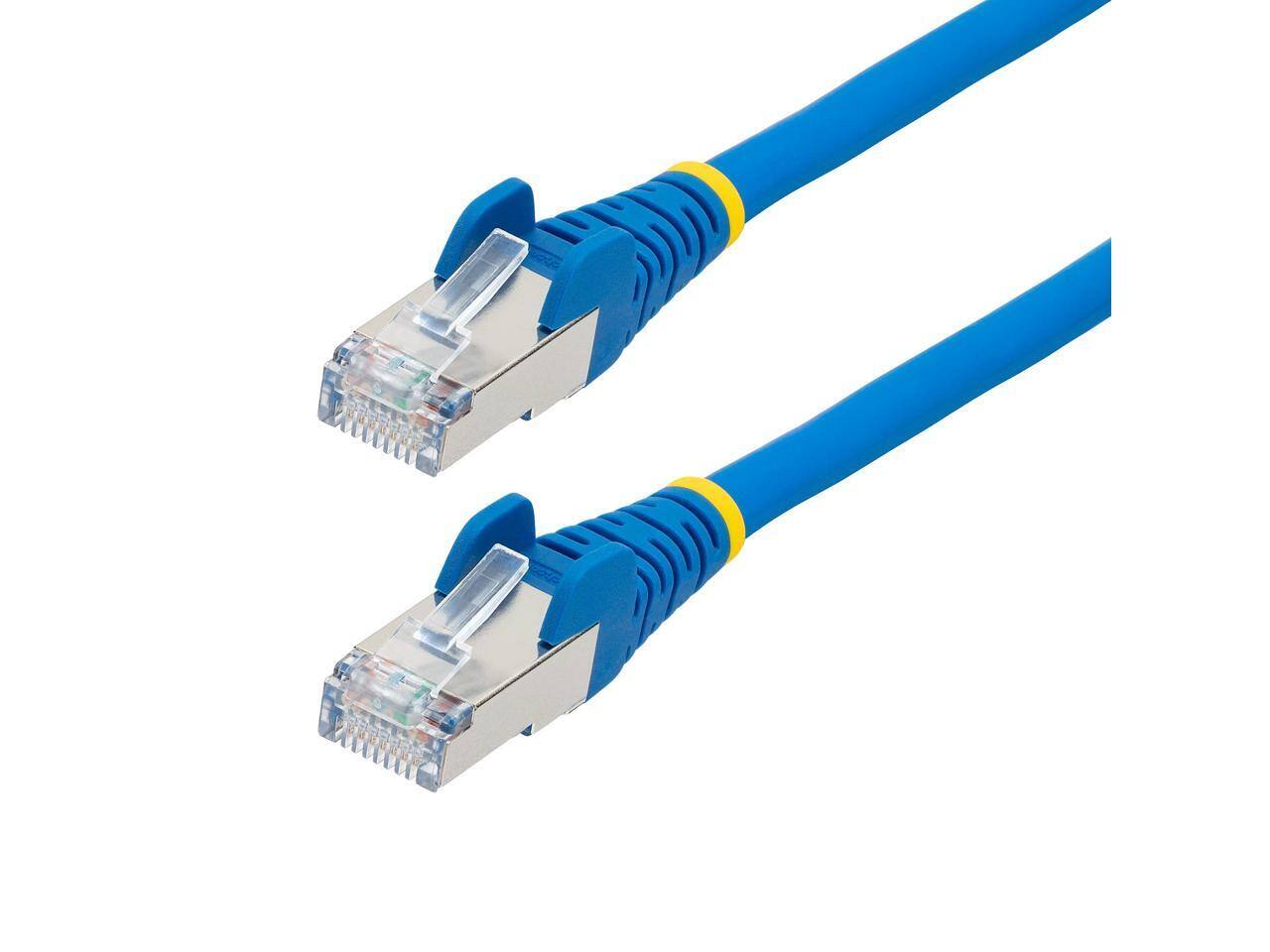 Alt View 2. StarTech.com - StarTech 50ft Blue CAT6a Ethernet Cable Model NLBL-50F-CAT6A-PATCH.