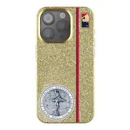 Keyscaper - MLB - Philadelphia Phillies - 1915 Logo iPhone Bling Case - 14 - Gold