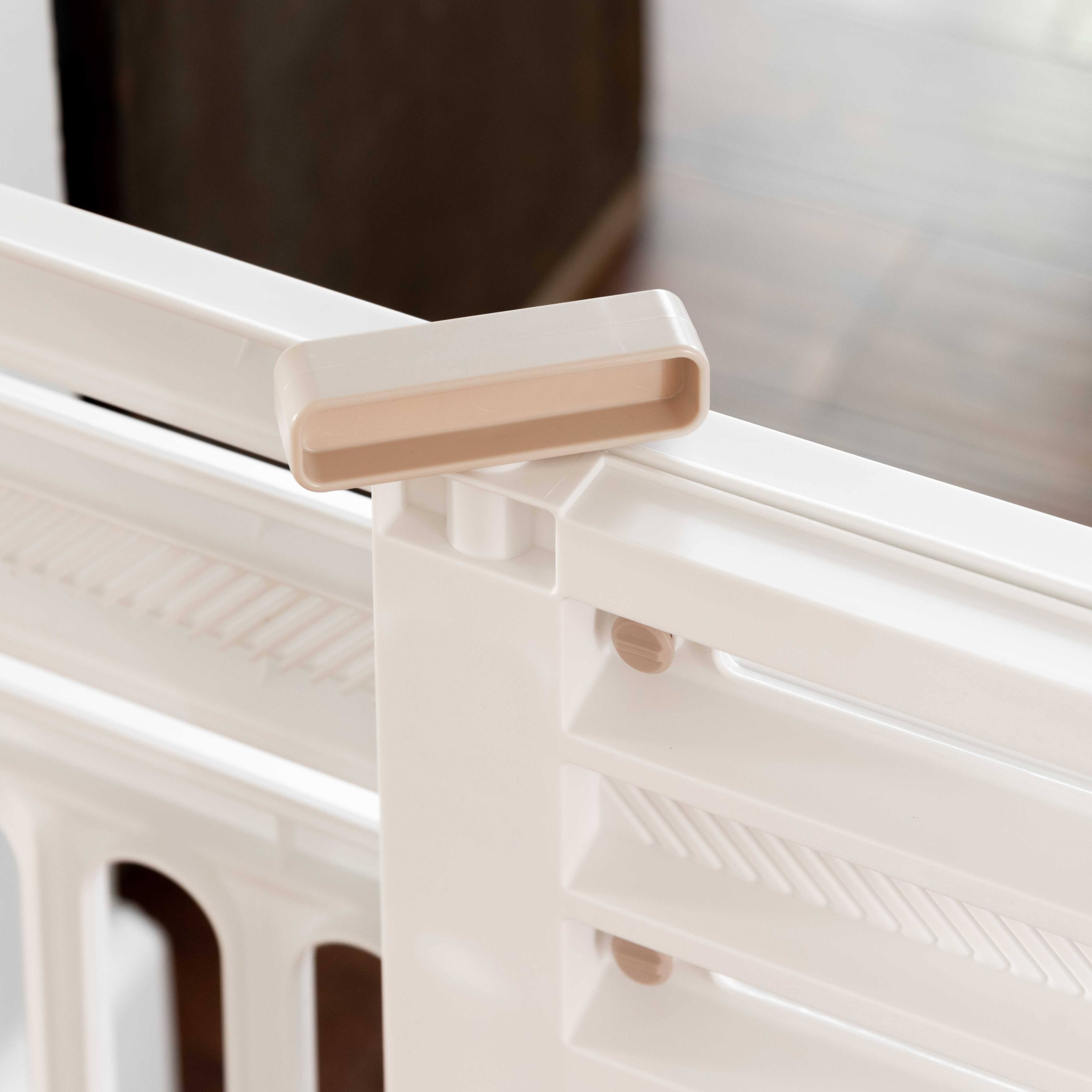 Alt View 7. IRIS USA - IRIS USA 24"-39" Portable Plastic Expandable Pet Gate, Adjustable Pet Barrier, 25" Tall.