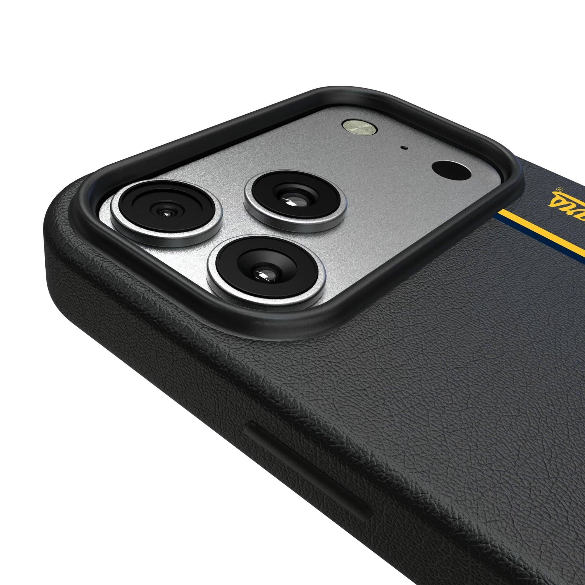 Alt View 2. Keyscaper - Cal Bears iPhone Magnetic Bump Case - 16 - Black.