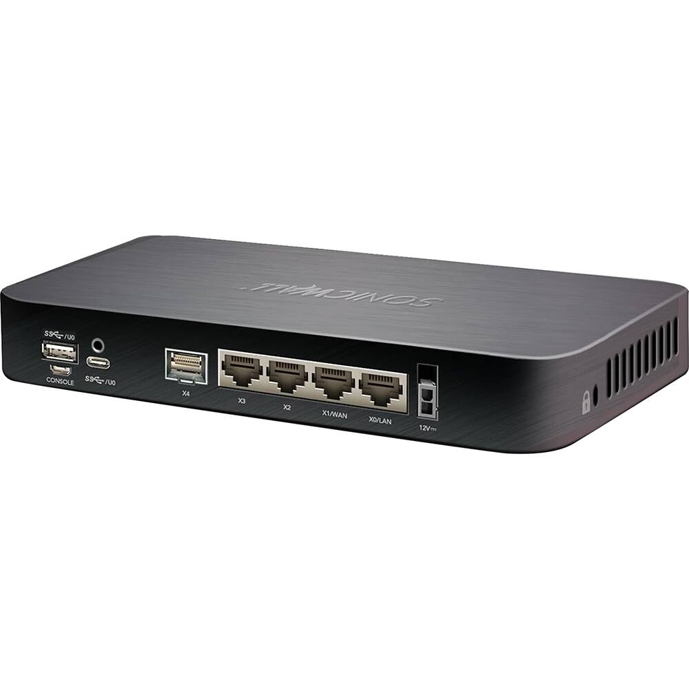 Sure, here is the corrected and grouped text from the image:

- **SONIC**
- **SSP/1U0**
- **CONSOLE**
- **SSP/1U0**
- **X4**
- **X3**
- **X2**
- **X1/WAN**
- **X0/LAN**
- **12V/m**