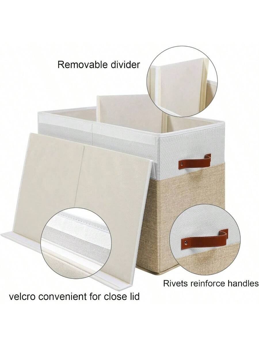 - Removable divider
- Velcro convenient for close lid
- Rivets reinforce handles