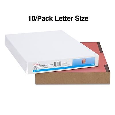 10/Pack Letter Size Staples 100%