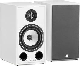 Triangle - Borea BR03 Hi-Fi Bookshelf Speakers (White, Pair) - Black