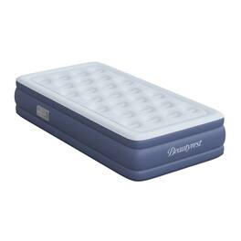 Beautyrest - 17" Supreme Air Auto Shut-Off Air Mattress with Built-in SureLock Pump and Auto Shut-Off - White; Blue