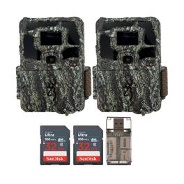 Browning - Dark Ops Pro X 1080 Trail Camera with 32GB SD Card Bundle (2-Pack)
