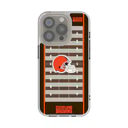 Keyscaper - NFL - Cleveland Browns iPhone Clear Field Design Case - 15 - Multicolor