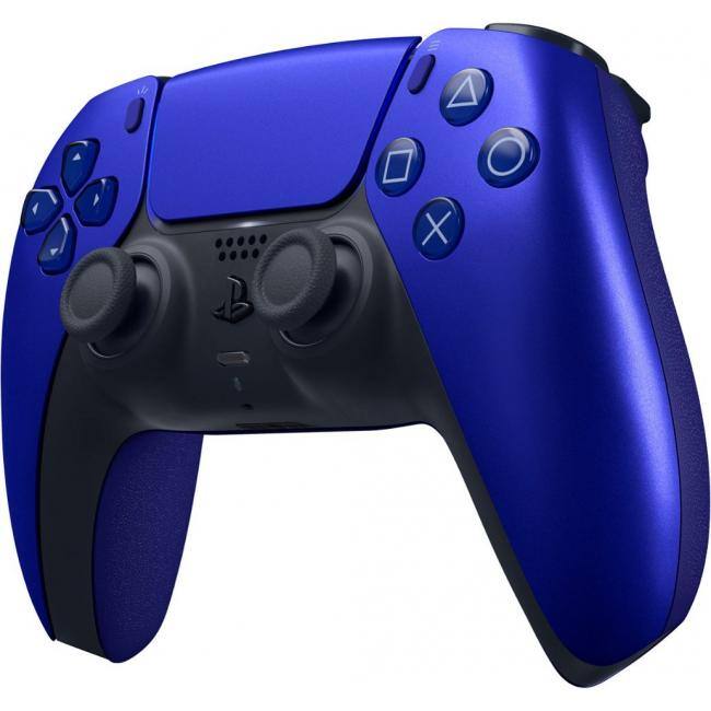 Alt View 2. Sony - PlayStation 5 DualSense Wireless Controller Cobalt Blue + Madden NFL 26 Standard Edition PlayStation 5 - Controller is.