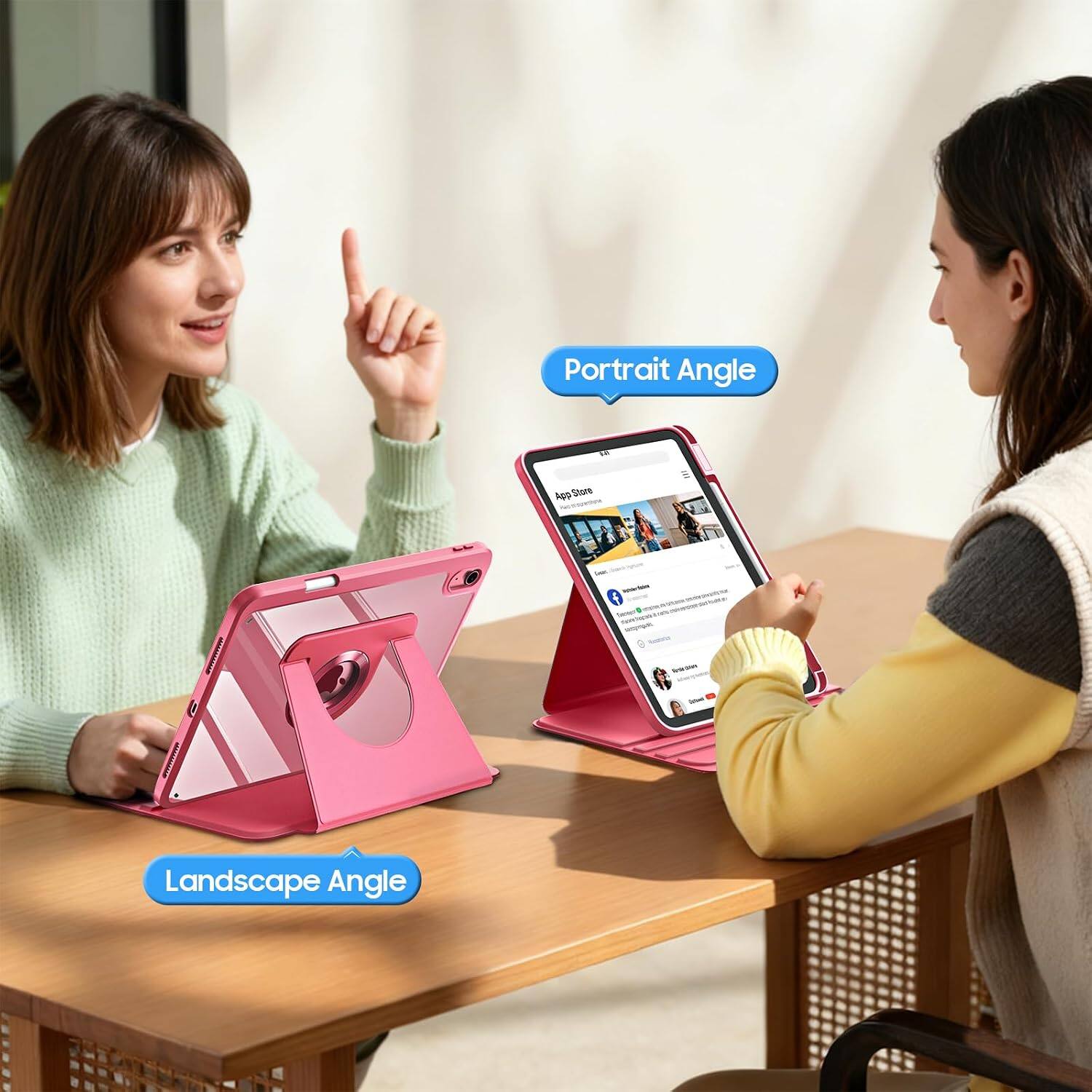 Portrait Angle  
App Store  
Landscape Angle